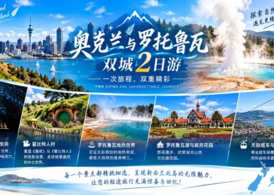 永恒经典 – 奥克兰与罗托鲁瓦双城2日游